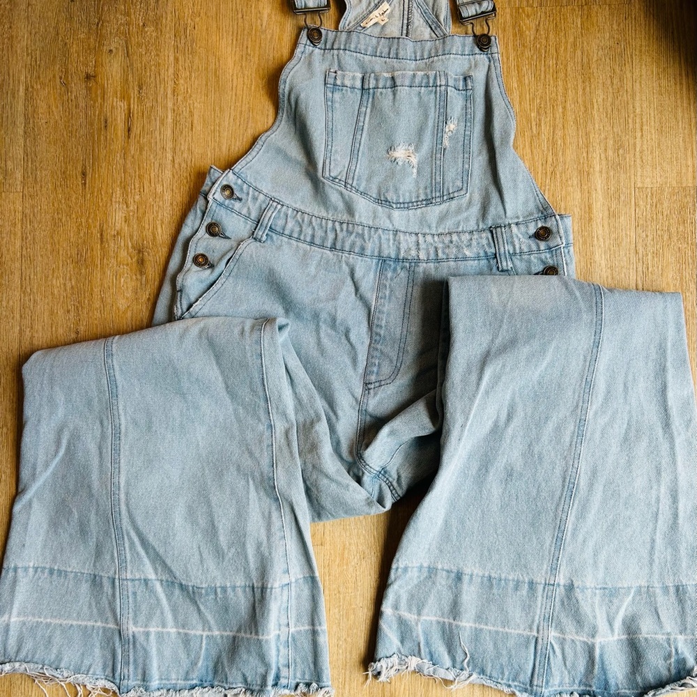 Chic Denim Flare Overalls - Picture 8 of 12